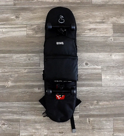Skateboard Backpack w/ Detachable Crossbody Sling