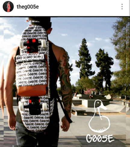 Skateboard Backpack w/ Detachable Crossbody Sling