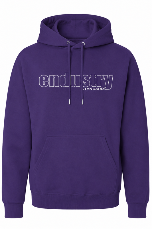 COSMIC SIGNAL QR HOODIE  PURPLE NEBULA EDITION