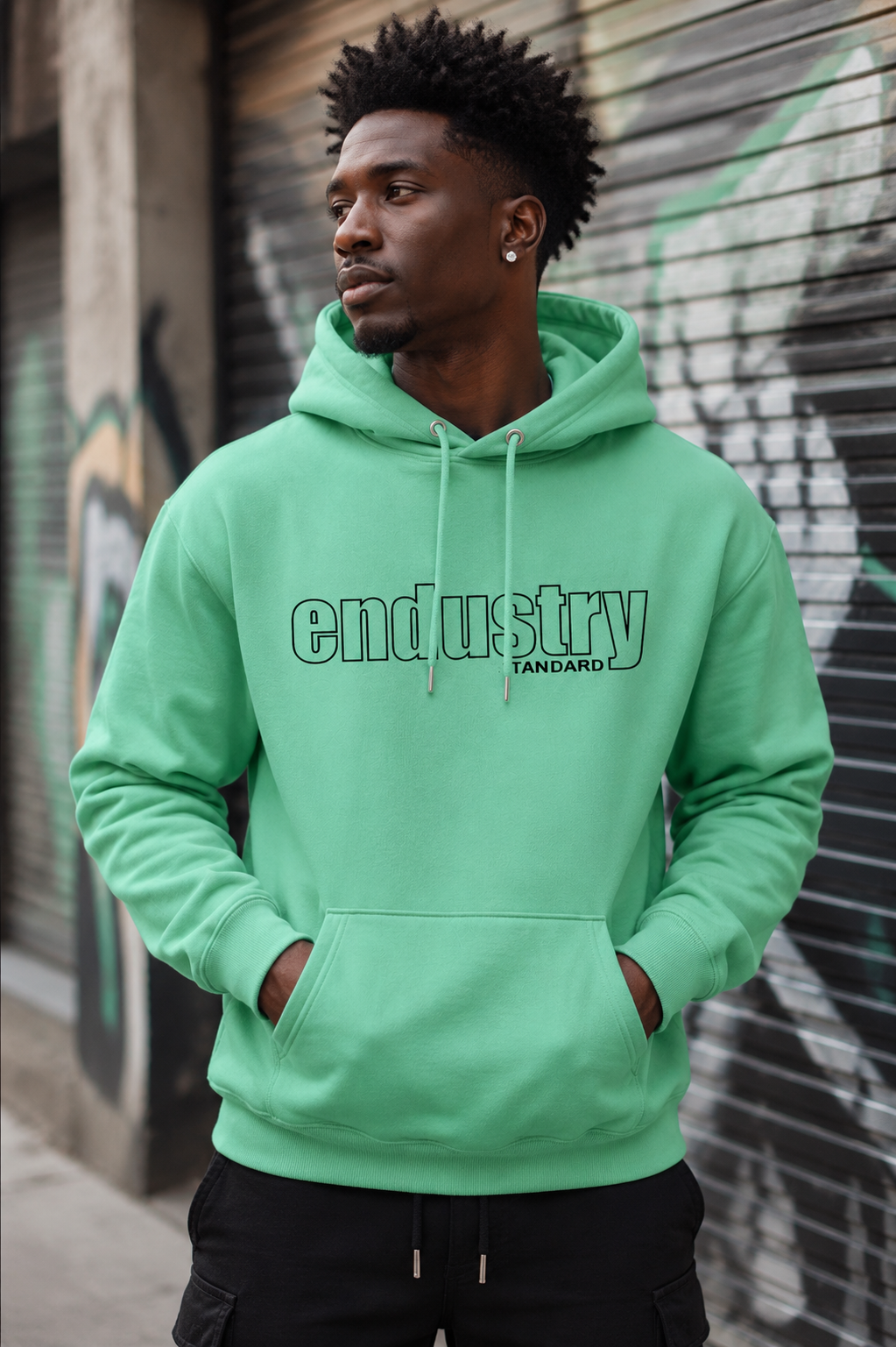 GRAFFITI SIGNAL QR HOODIE TOOTHPASTE BLUE