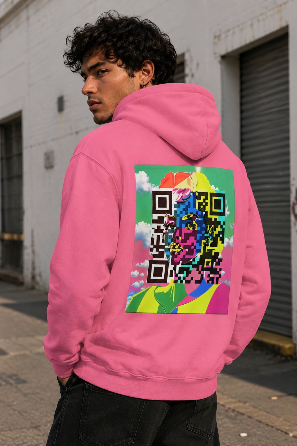 FAME SIGNAL QR HOODIE WATERMELON EDITION